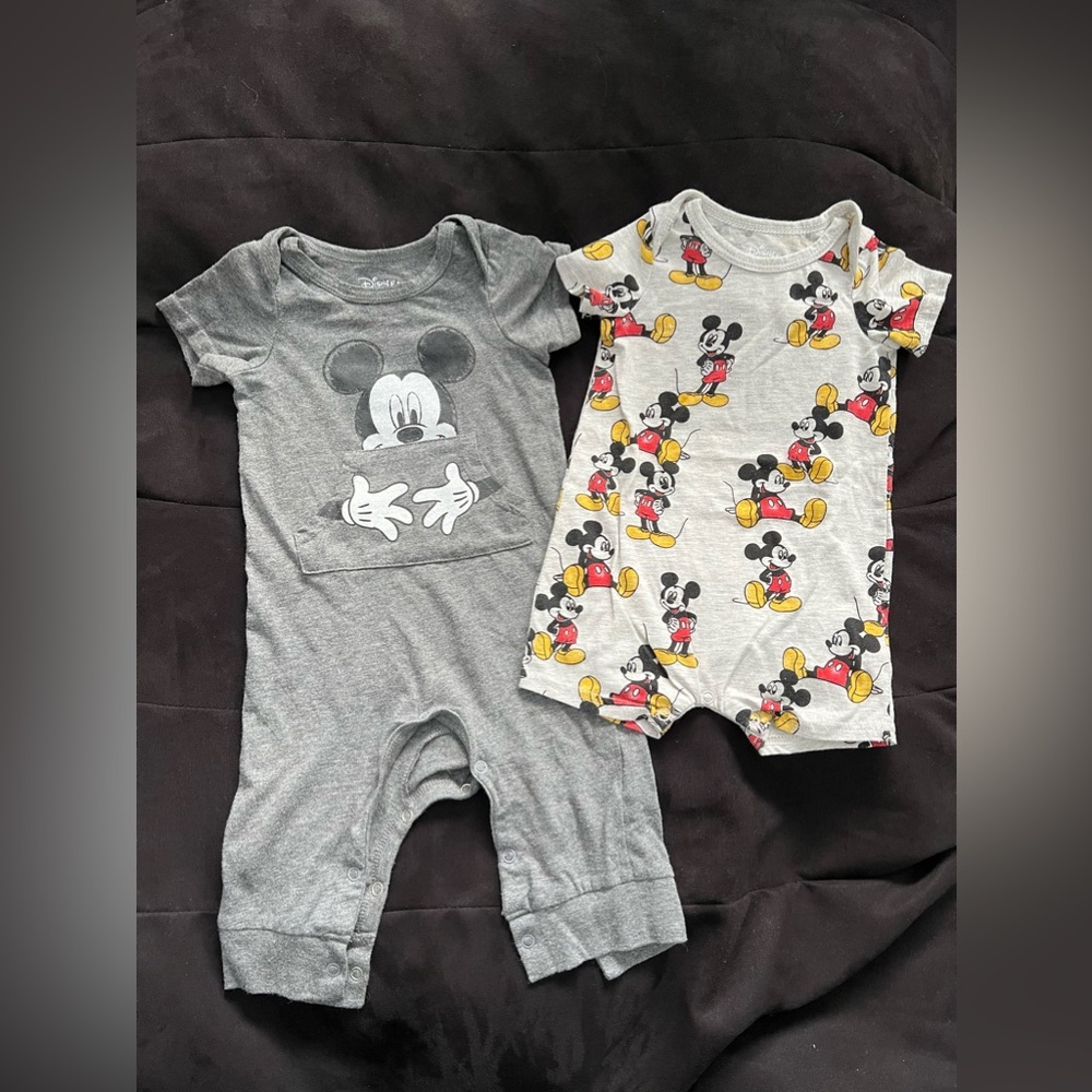 Disney Baby Infant Mickey Rompers